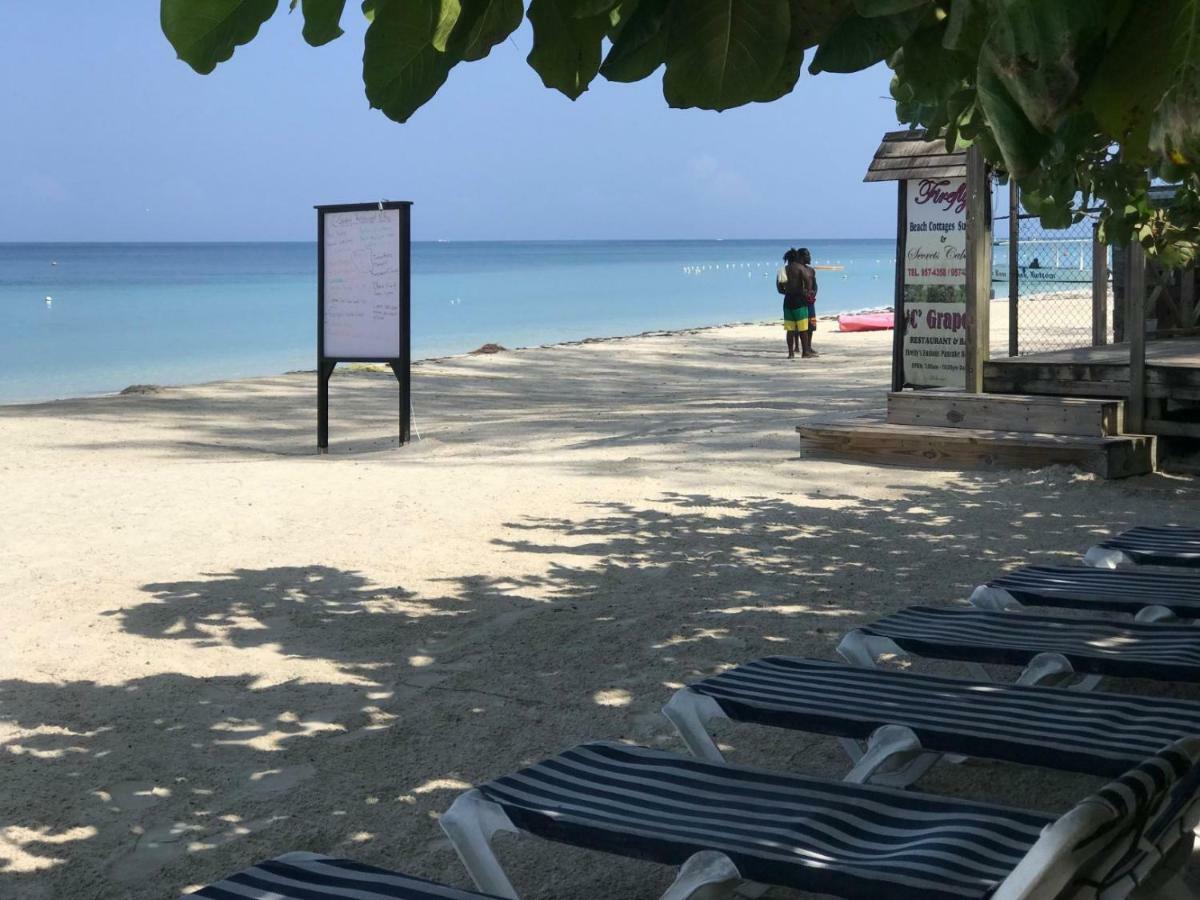 Firefly Beach Cottages Negril Bagian luar foto